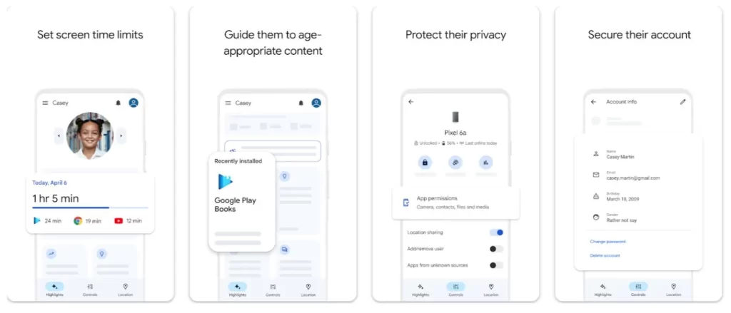 Chromebook parental controls guide of google family Link