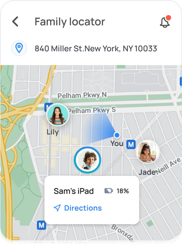Keep your child's information private and Family Locator using mobicip