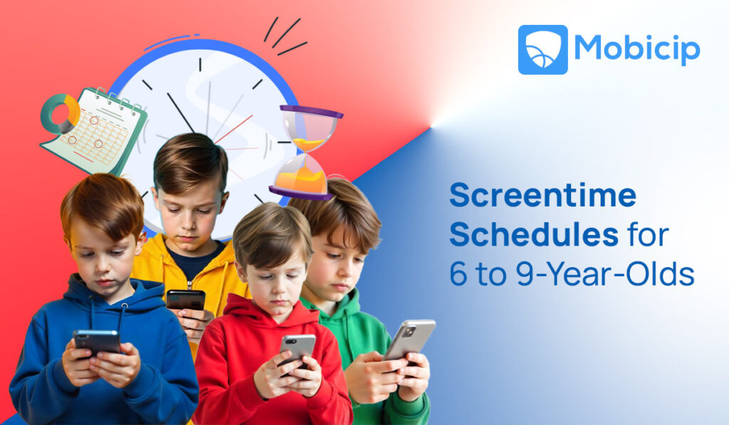 Screentime Schedules for 6 to 9-Year-Olds