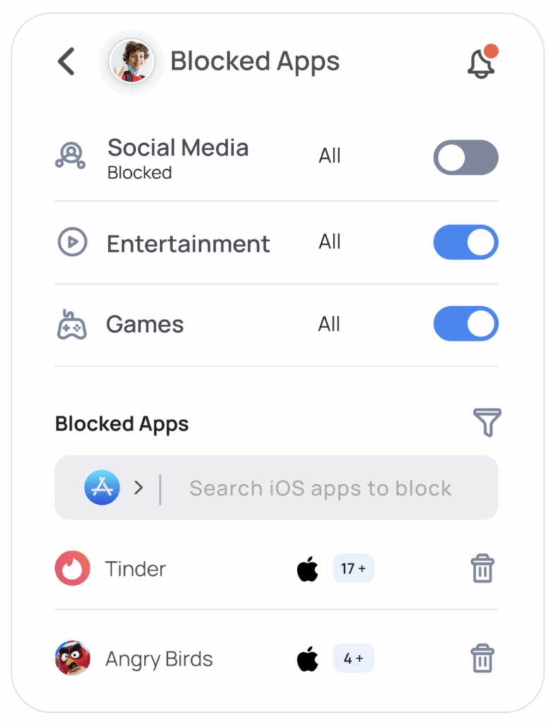 Mobicip features to protect you from spyware apps
