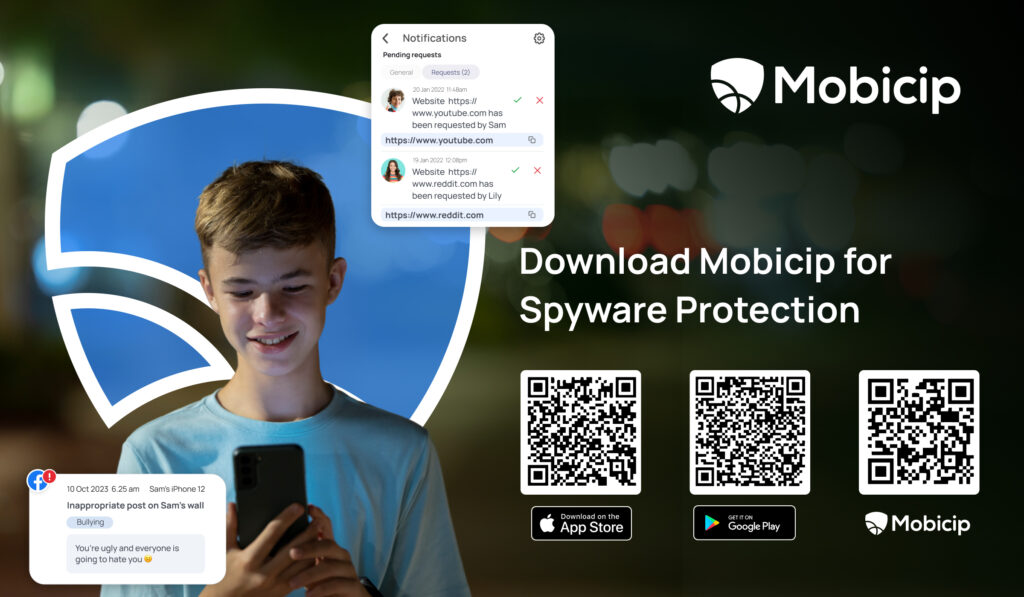 Download Mobicip for protection from Spyware Apps disguised as productivity tools