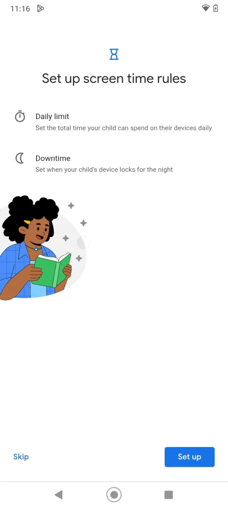 Android parental controls for screen time management