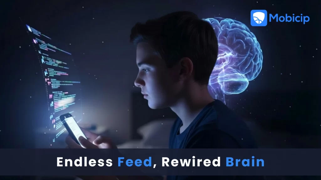 Endless Feeds Rewire the Teenage Mind
