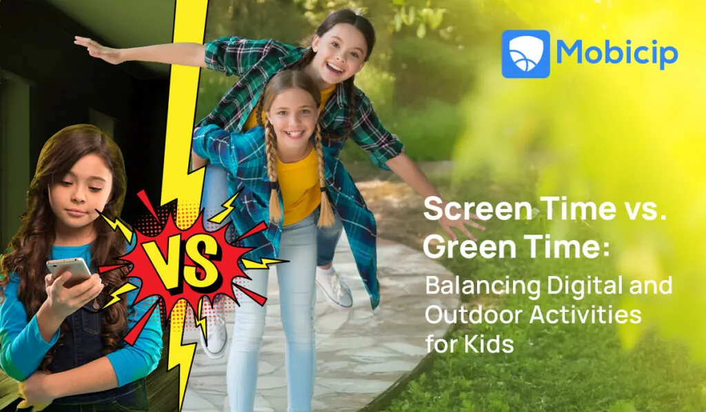 Earth Month and screen time balance.