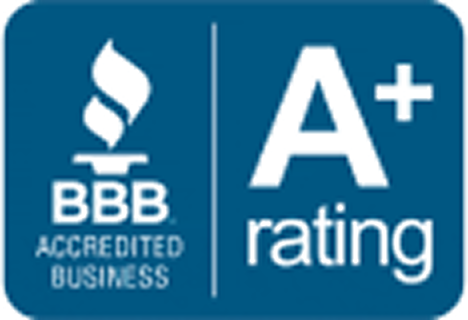 BBB A+ Rating trusted provider badge