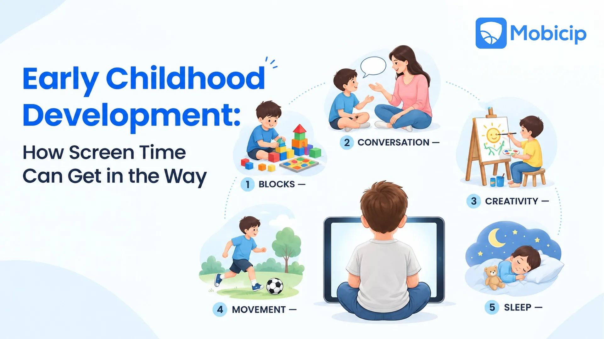 Early Childhood Development: How Screen Time Can Get in the Way